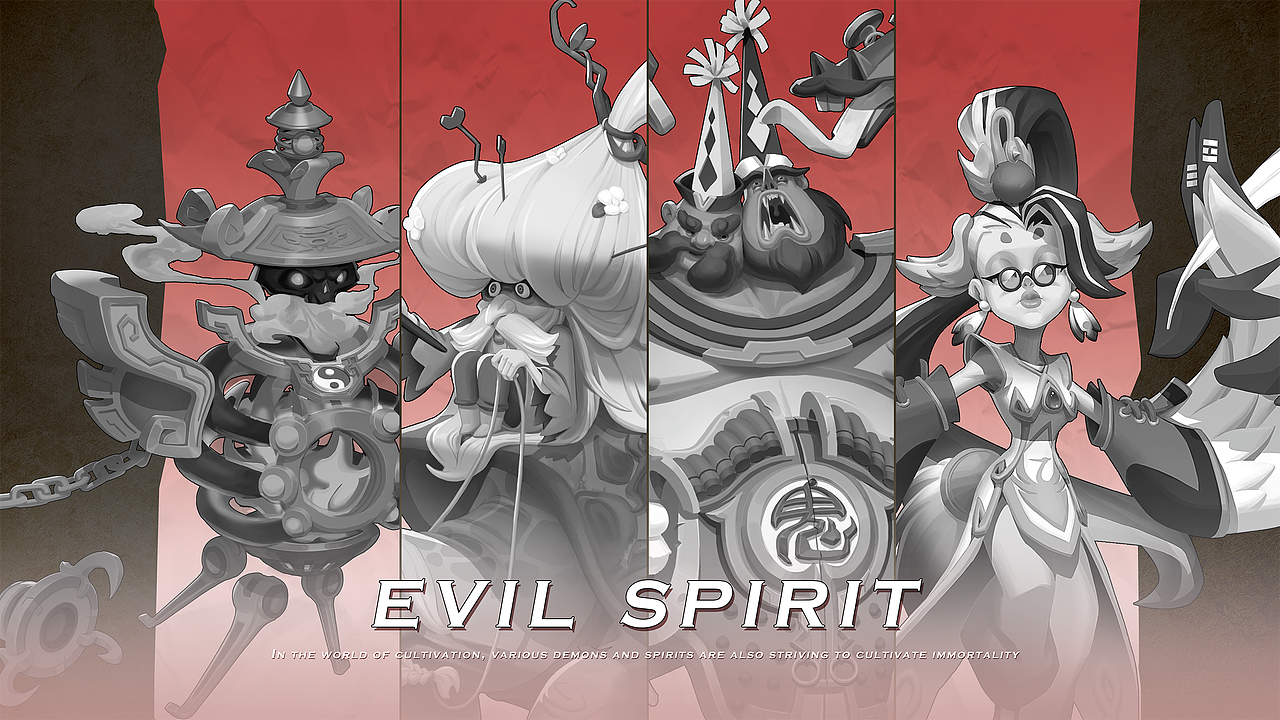 鬼蜮妖精卡通风格原画作品（图ZMzY0NTk5NjEy） - 独立游戏 - 站酷设计师yy_yy111原创素材 - 站酷ZCOOL