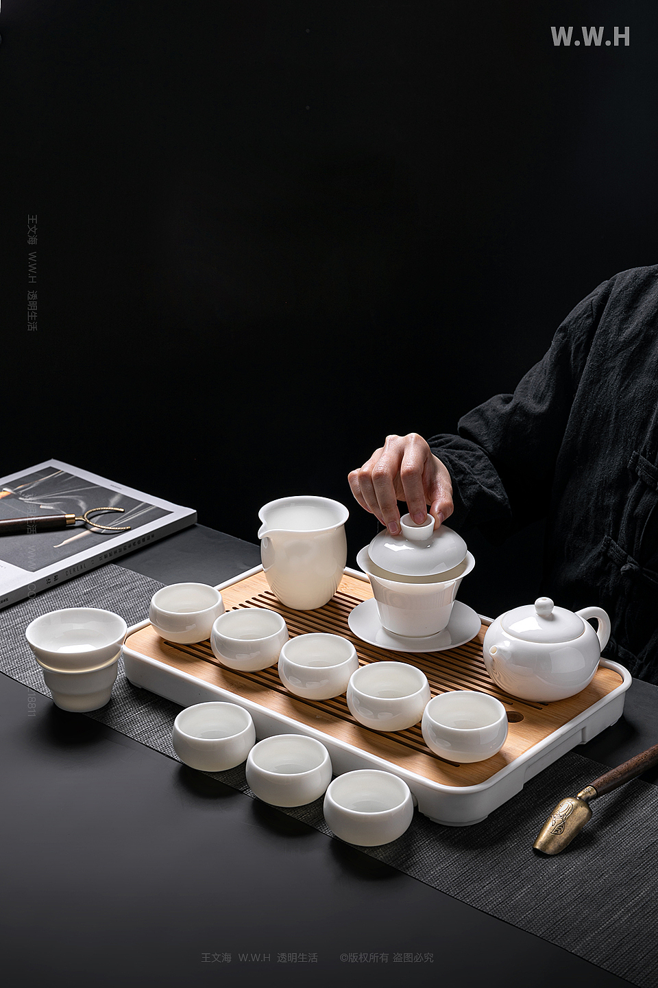 玻璃茶具| 茶盘 | 茶壶 | 茶杯 | 茶具 | 饮具（图ZMzM2NjE5MzQw） - 产品摄影 - 站酷设计师王文海原创素材 - 站酷ZCOOL