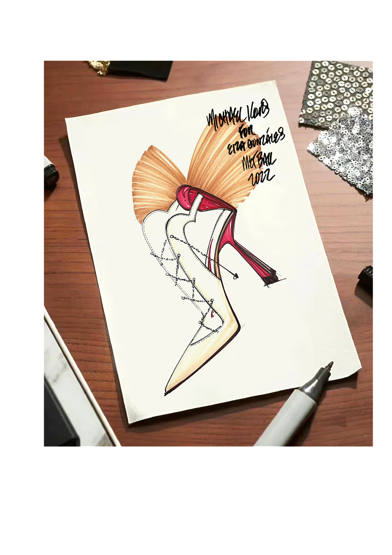 FALL IN LOVE（图ZMzA4NDg0NTUy） - 鞋履设计 - 站酷设计师鬼鬼子Carina原创素材 - 站酷ZCOOL