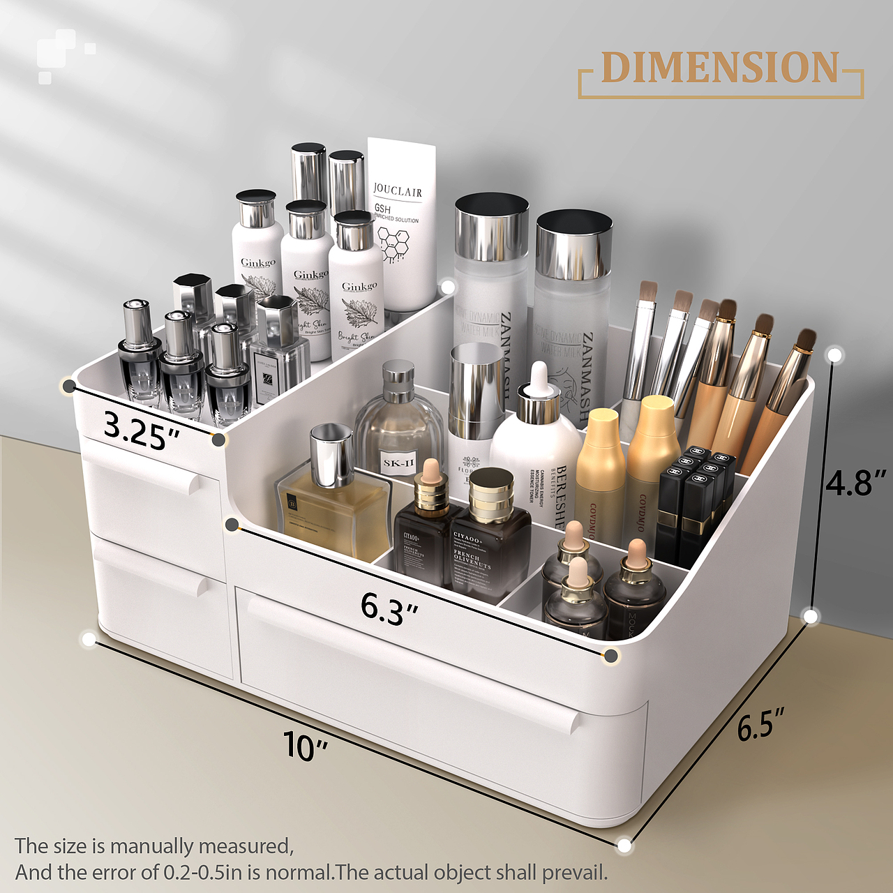 亚马逊电商设计-白色化妆盒主图