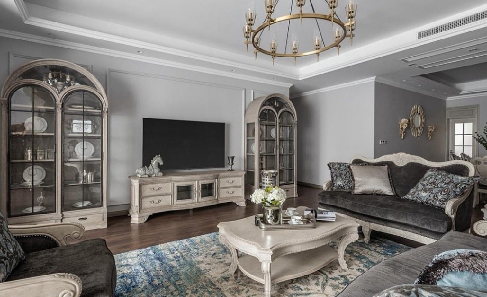 沈阳铁西兴邦整装公司——200m²美式风格，未来生活（图ZMTk5MjgzNTQ0） - 家装设计 - 站酷设计师兴邦整装原创素材 - 站酷ZCOOL