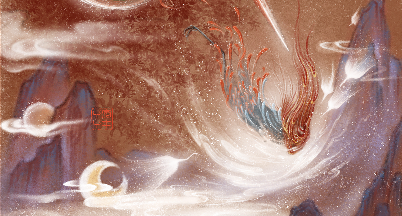 《山海经-毕方》