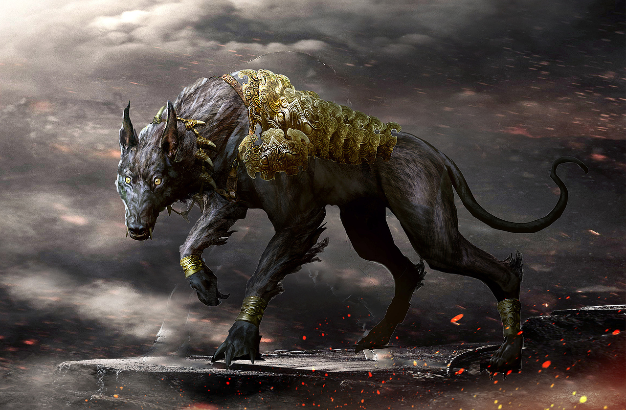 哮天犬,墨麒麟,初期概念