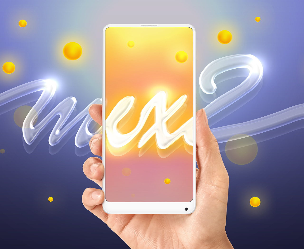 小米mix 2 点亮世界|平面|海报|au金 - 原创作品 - 站酷 (zcool)