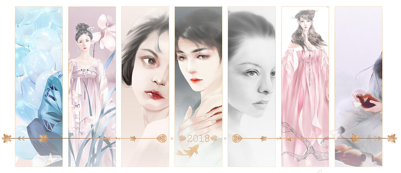 2018总结（图ZMTM5NTQ5NjMy） - 创作习作 - 站酷设计师容隐呀原创素材 - 站酷ZCOOL