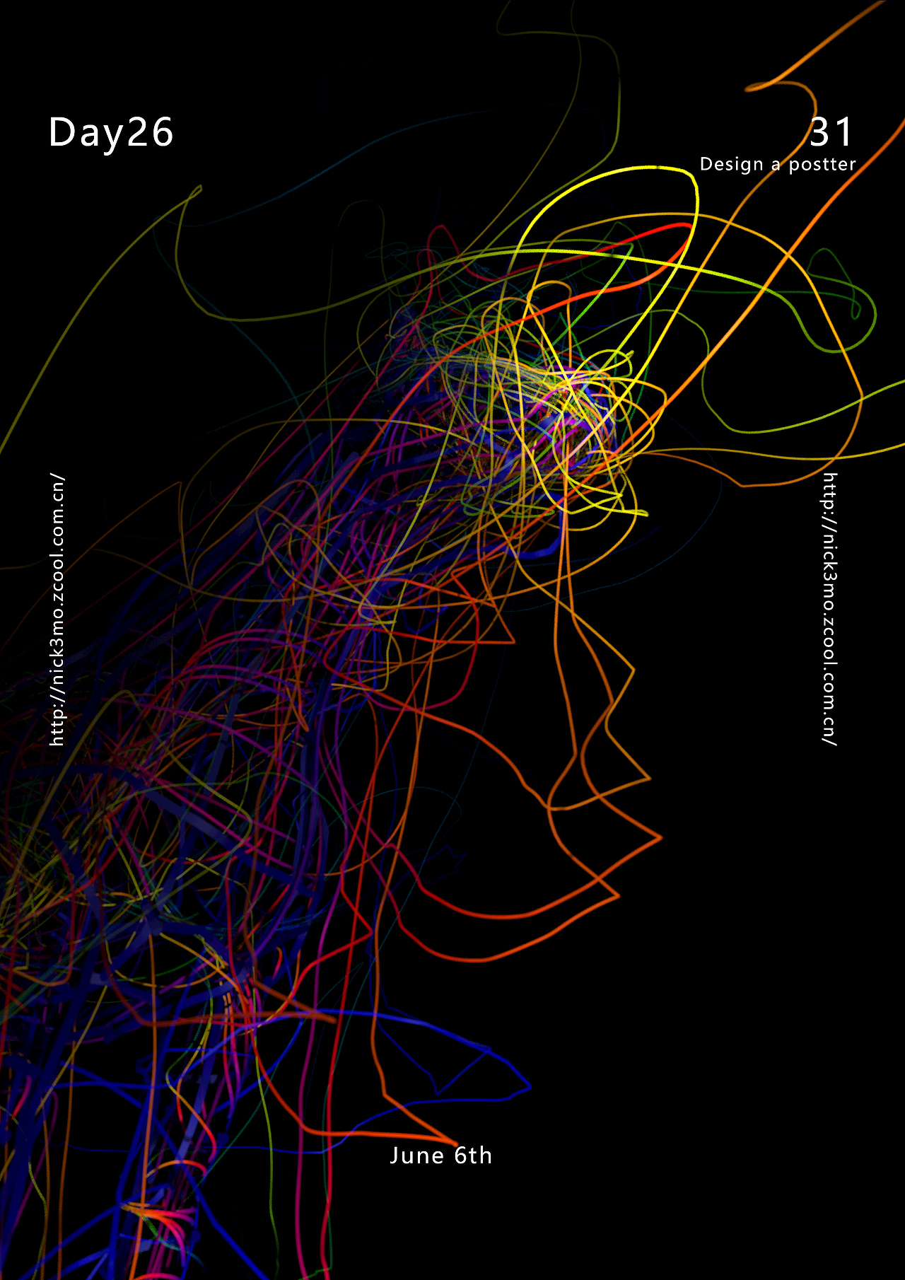 31 days | One day design a poster