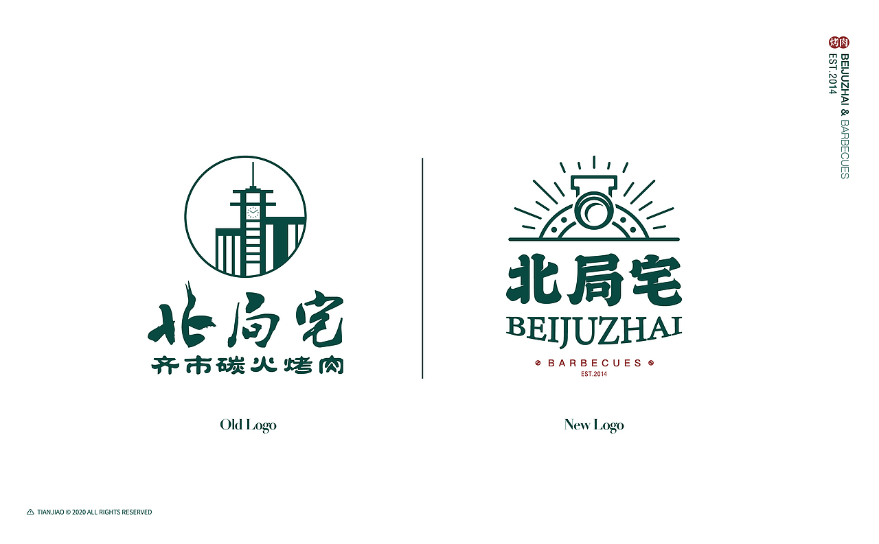 北局宅烤肉品牌设计