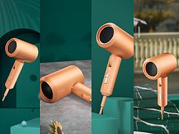 c4d产品练习——一组吹风机