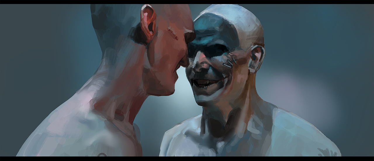 做了一个电影场景练习