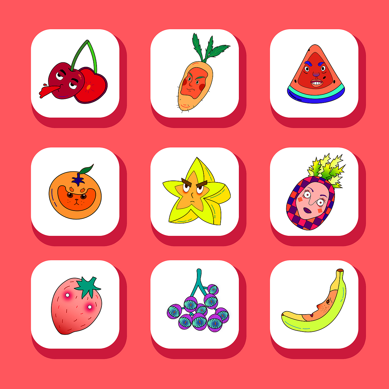 《Sisters party》（图ZODYyODgxNTY=） - 图案 - 站酷设计师一包黑化肥原创素材 - 站酷ZCOOL