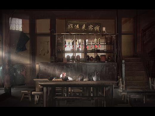 《交好运》客栈广告场景设计