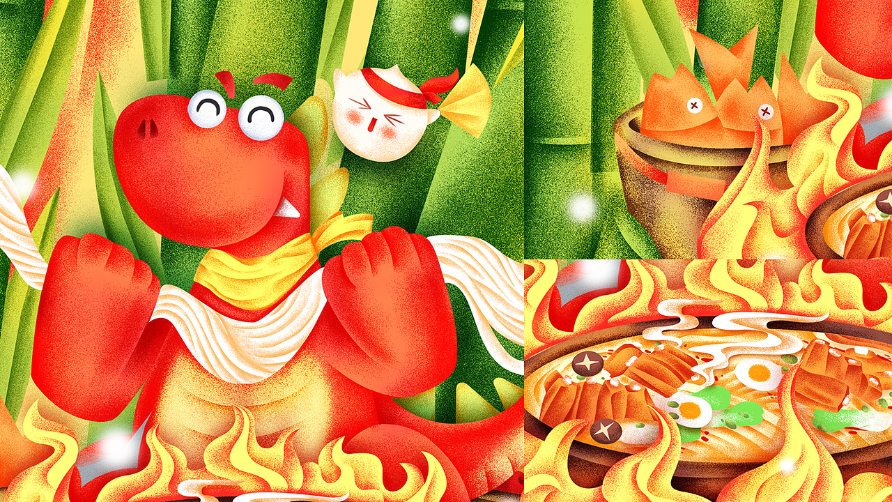 食品包装插画（图ZMjQ0NDE2Mzg4） - 包装 - 站酷设计师郭小浩a原创素材 - 站酷ZCOOL