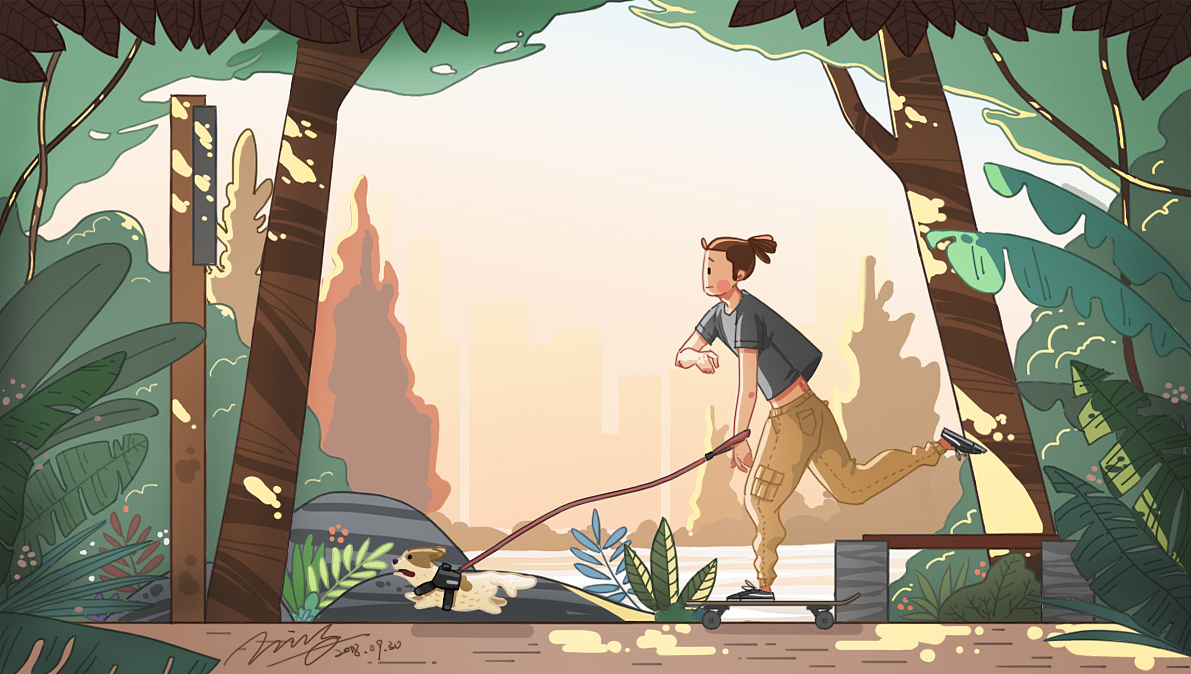 奔跑（图ZMTMwMzA0NzQ0） - 创作习作 - 站酷设计师胖啊小神原创素材 - 站酷ZCOOL