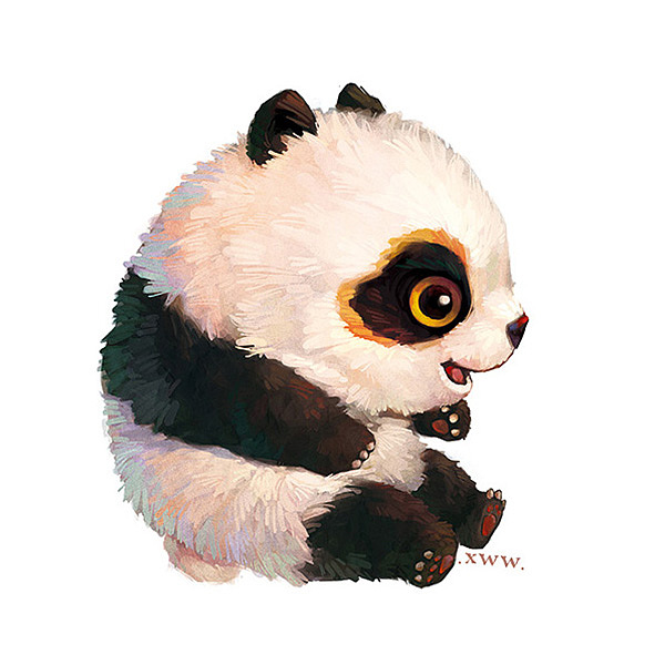 【萌宠by雪娃娃】芝麻汤圆#熊猫#