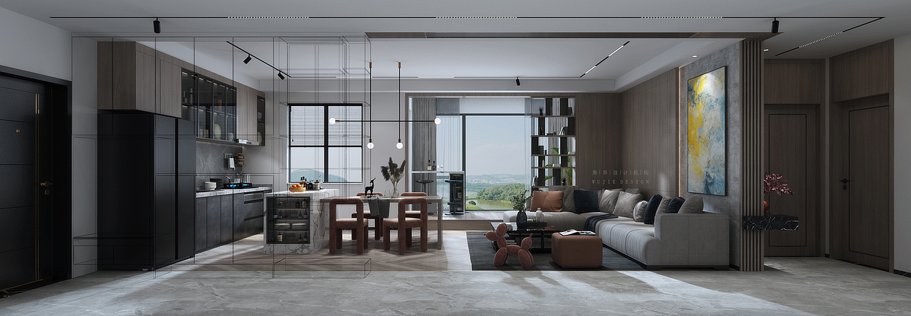 现代简约高级灰（图ZMTk4MjY4Mzk2） - 家装设计 - 站酷设计师無界空间设计原创素材 - 站酷ZCOOL