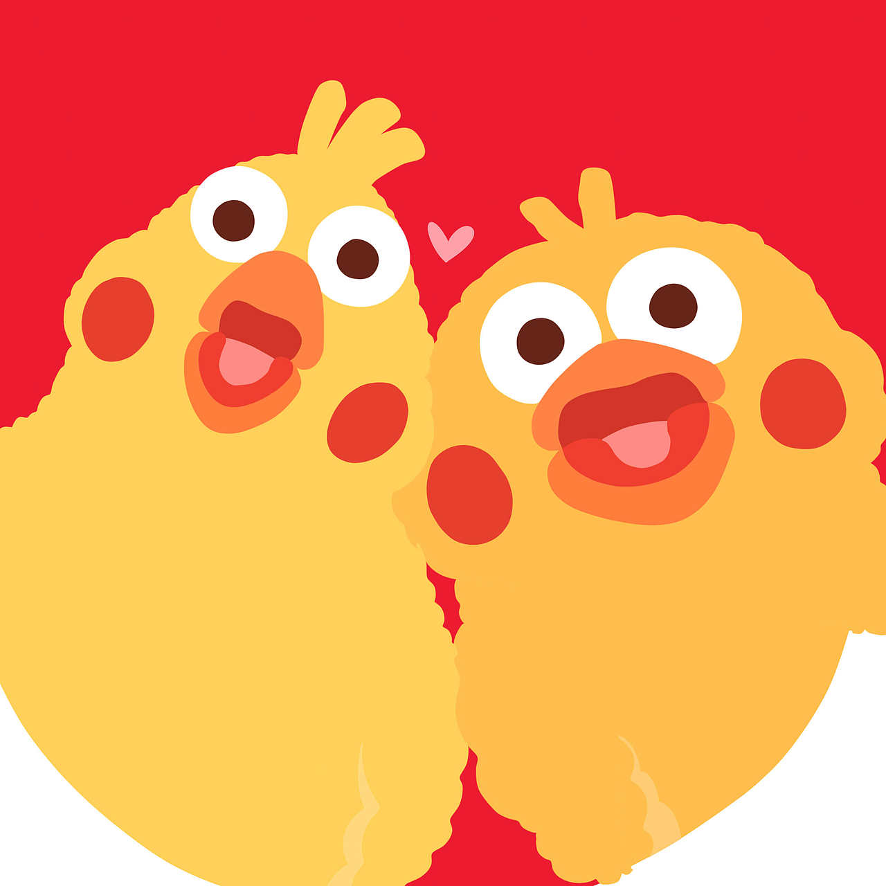 超人气的docomocm的鹦鹉兄弟头像