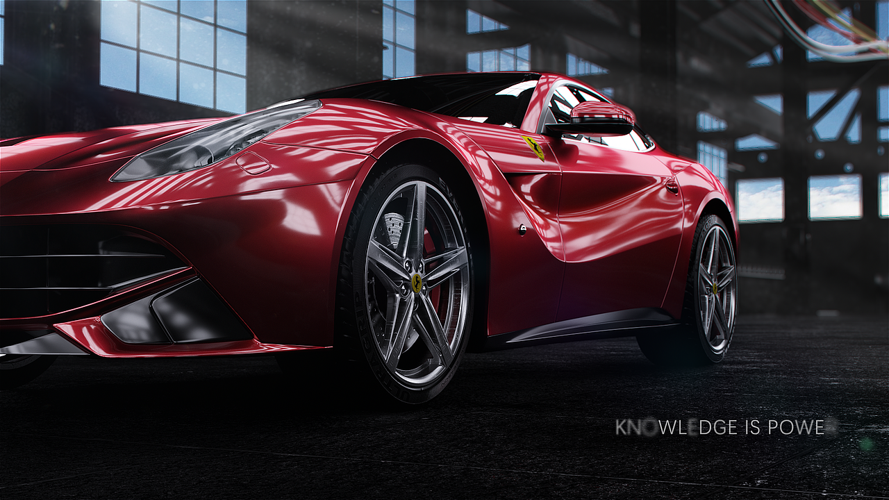 法拉利F12 --- 渲染合成