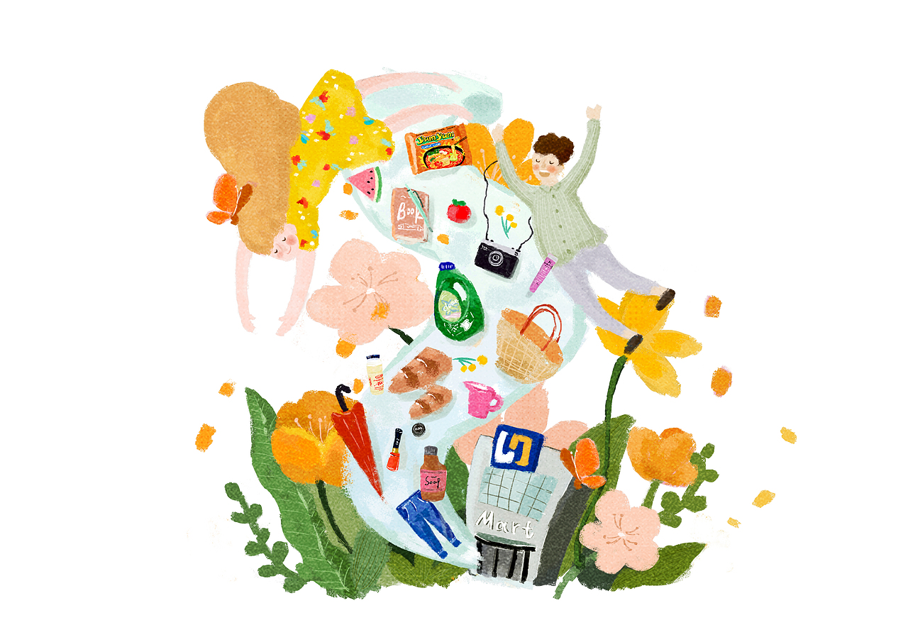 世纪联华超市的各种食物拟人化产品的包装插画（图ZMTQ2Mzk3MDA0） - 商业插画 - 站酷设计师坚果jianguo原创素材 - 站酷ZCOOL