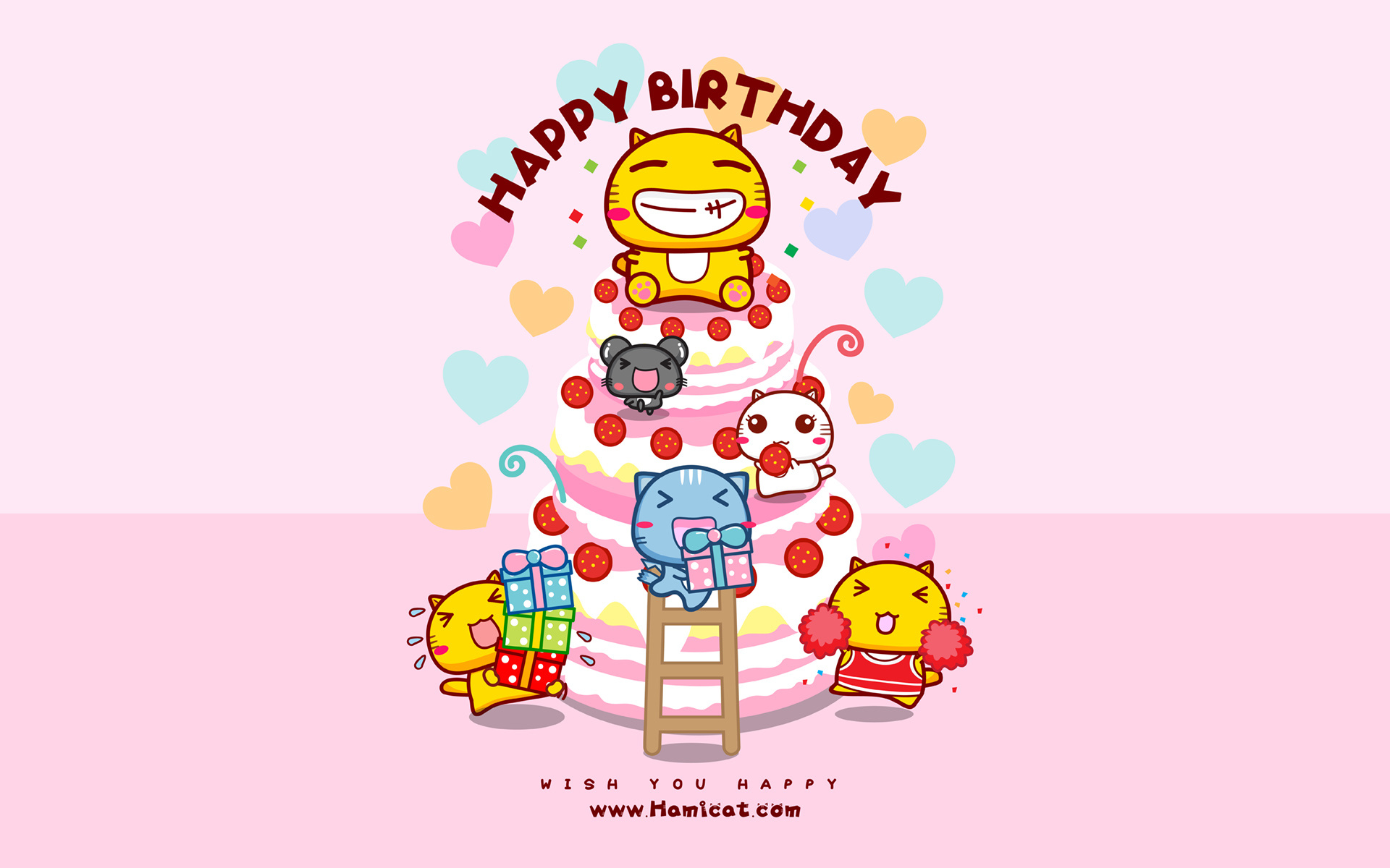 哈咪猫8岁生日快乐