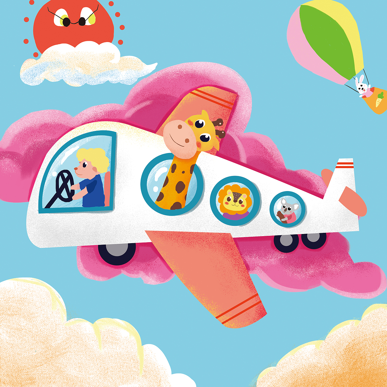 小插画 交通款（图ZMjM5MjY3OTA4） - 儿童插画 - 站酷设计师御小佛爷原创素材 - 站酷ZCOOL