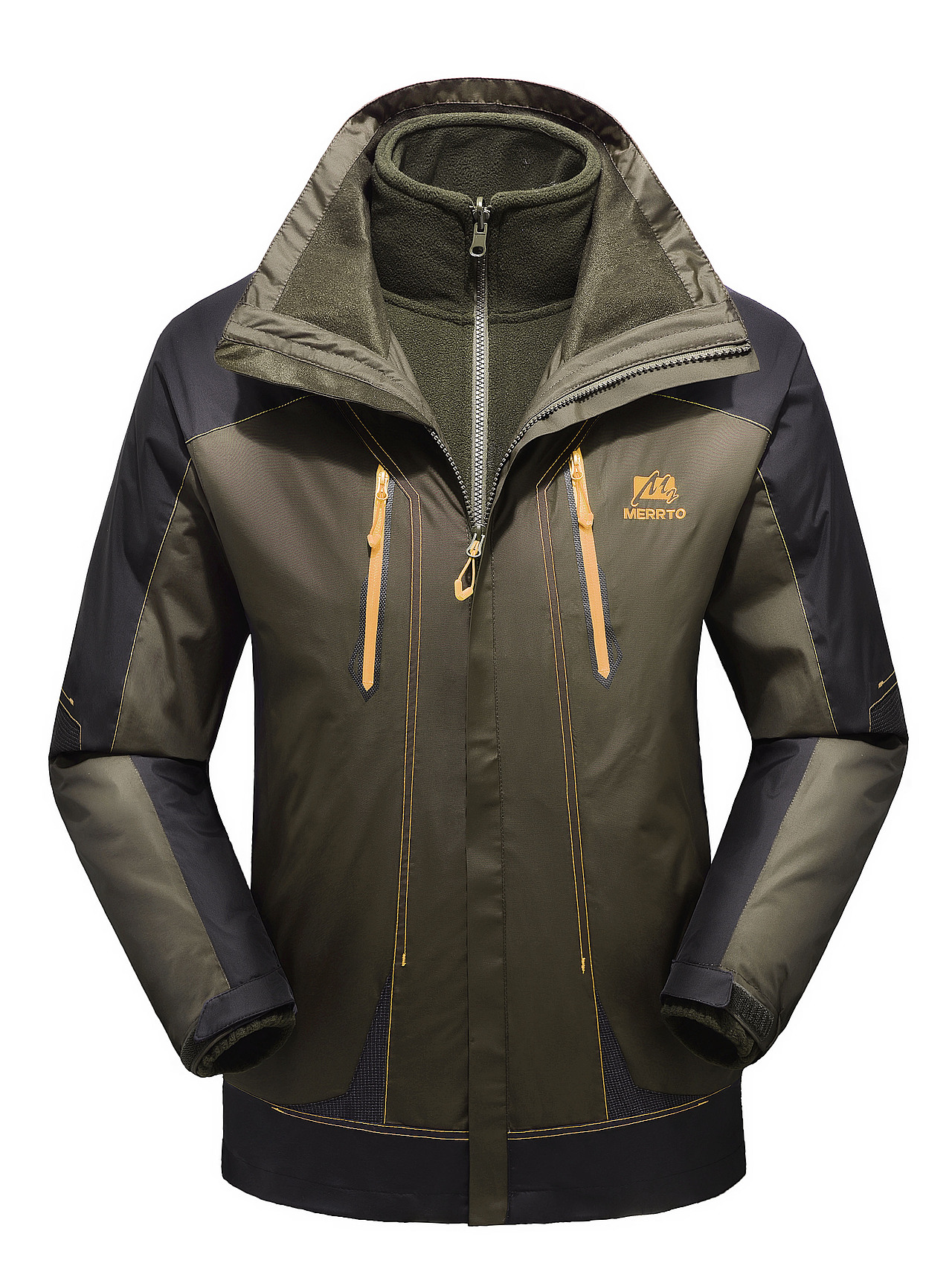 冲锋衣 服装 平铺 挂拍 静物拍摄 产品摄影 镂空立体图