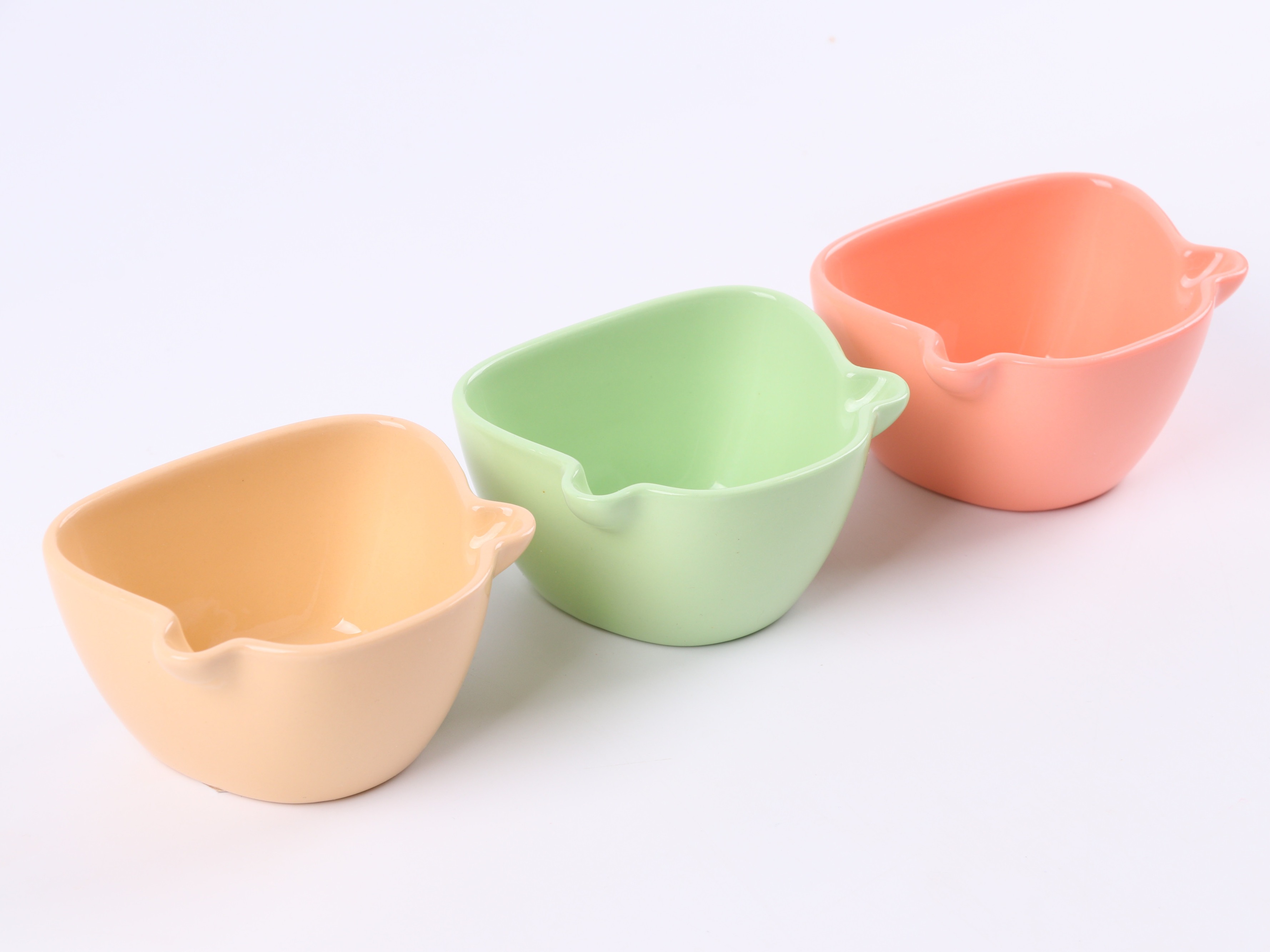 彩色 饭碗 玻璃碗小水果沙拉碗 冰激凌碗 汤碗 天蓝色草绿色_mayyang8202