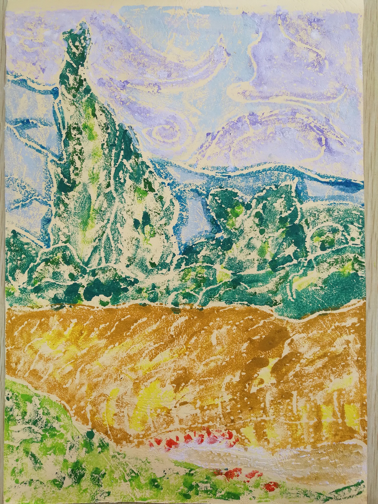 漏印板画 - 原创作品 - 站酷(zcool)