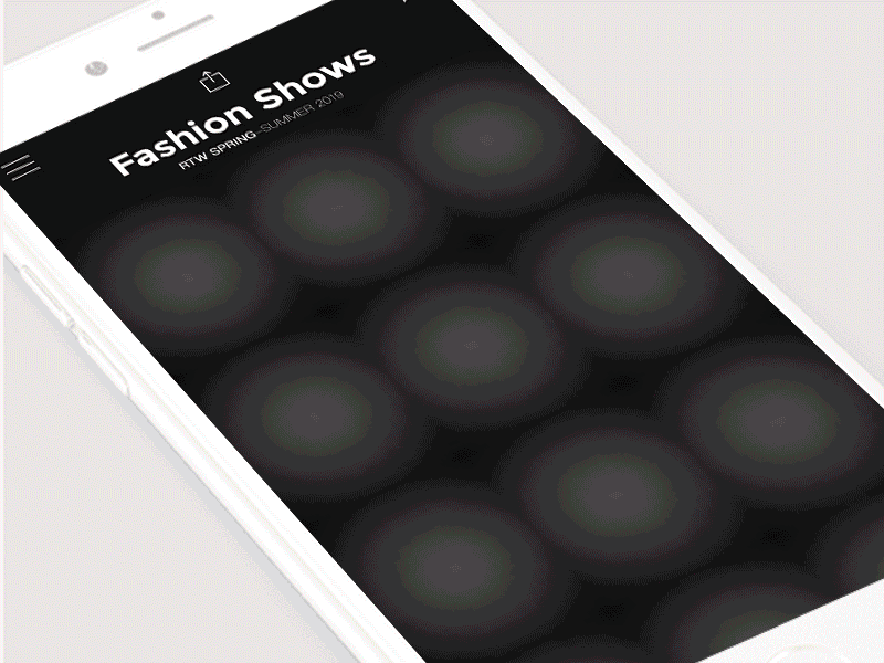 高档时尚服饰app界面