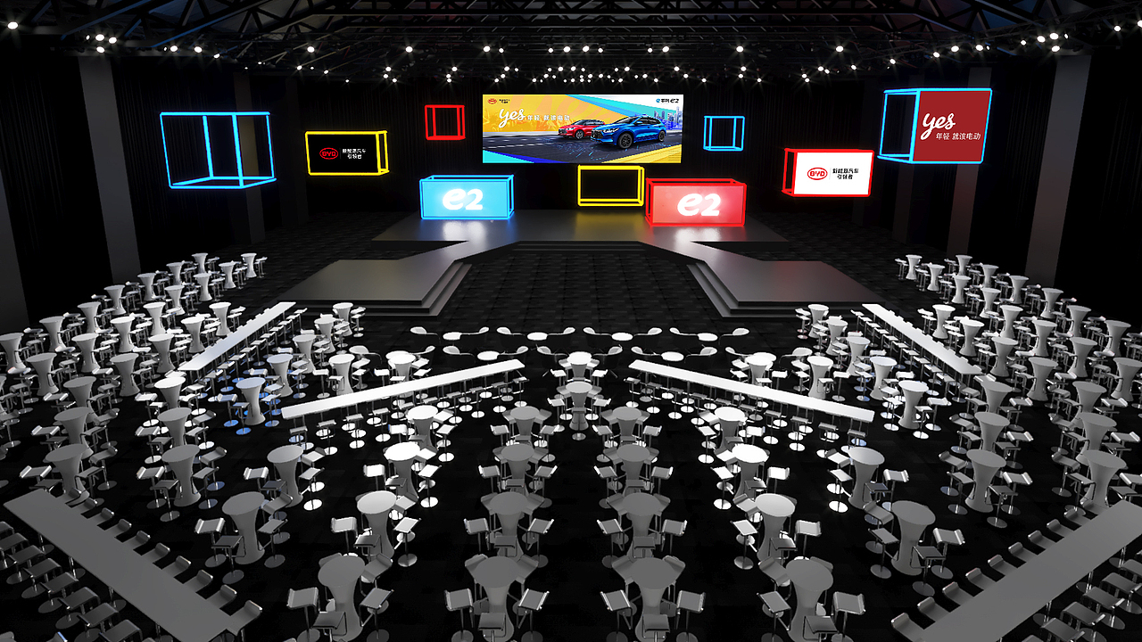 2019比亚迪E2上市发布会（图ZMTg4MDM3OTgw） - 其他三维 - 站酷设计师Gavin9527原创素材 - 站酷ZCOOL