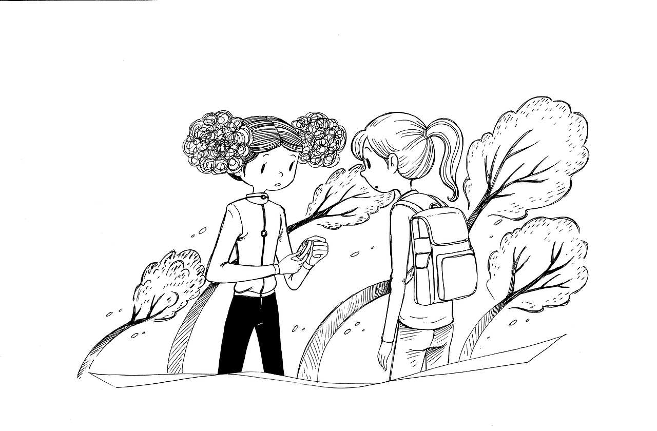 2021《少年文艺》黑白插图