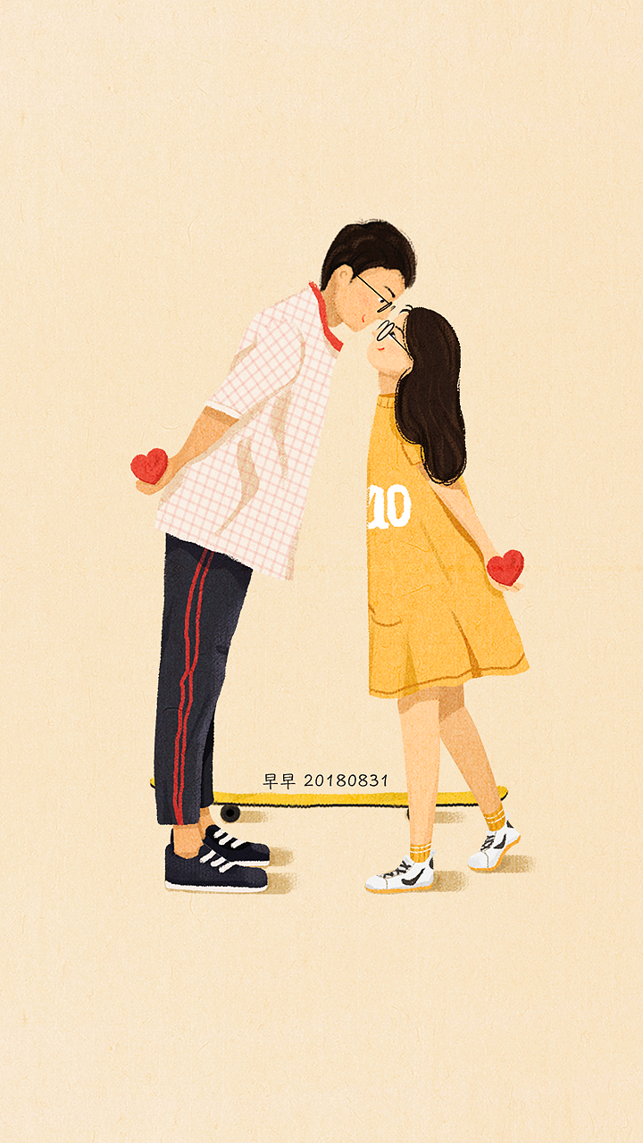 情侣插画