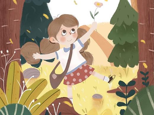 小女孩（个人主页-ZNTMxODYyNTY=） - 创作习作 - 站酷设计师玖微涵原创素材 - 站酷ZCOOL