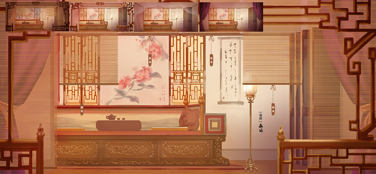 立绘古风背景（图ZMTAzOTk1ODY0） - 商业插画 - 站酷设计师画冰原创素材 - 站酷ZCOOL