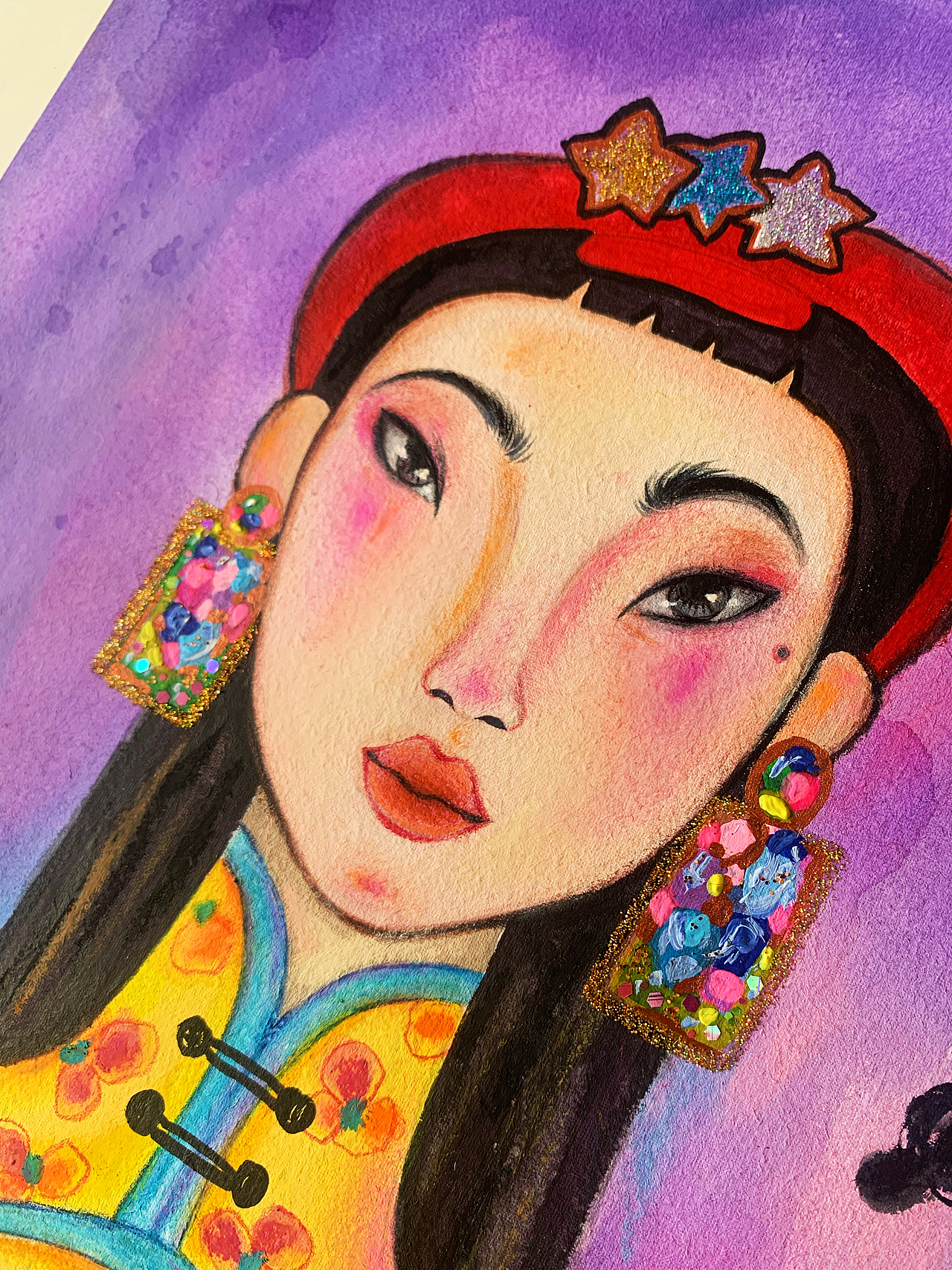 世界上的另一個(gè)我（圖ZMjY2MDU1MTUy） - 創(chuàng)作習(xí)作 - 站酷設(shè)計(jì)師畫(huà)畫(huà)的西子原創(chuàng)素材 - 站酷ZCOOL