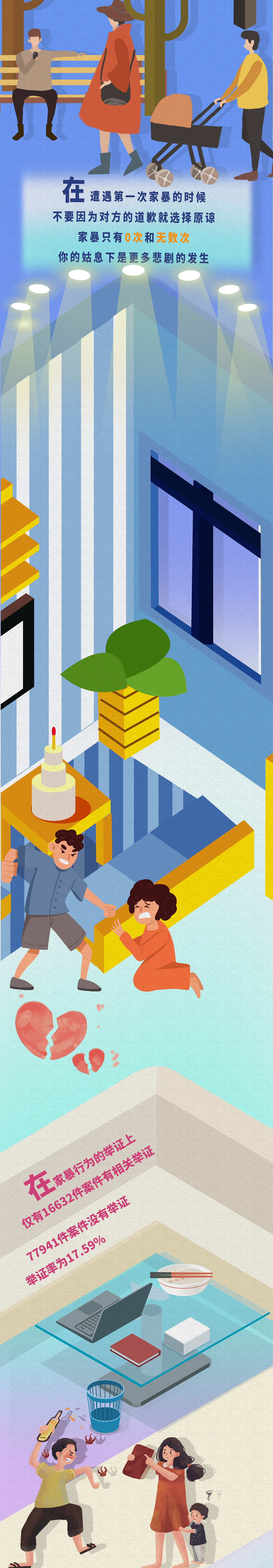 远离家暴，你需要这几步……（图ZMjMzMzM2MTgw） - 艺术插画 - 站酷设计师乔时漫物原创素材 - 站酷ZCOOL