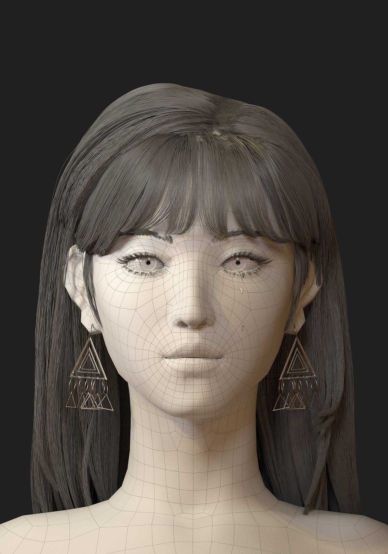 写实唯美角色头像——virtual kol 1号机