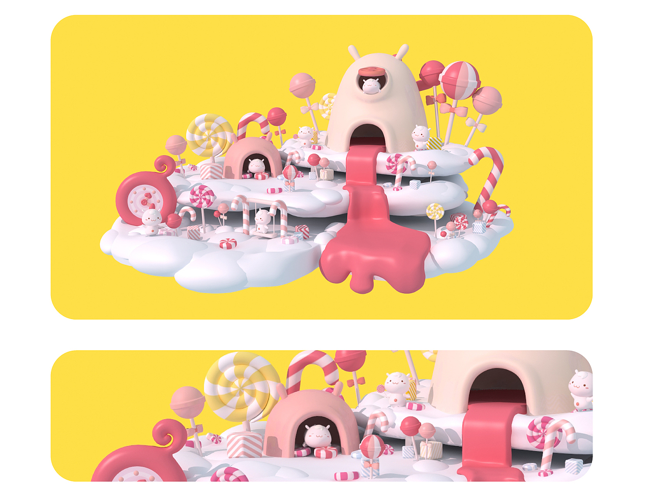 {海信广场} 海信广场吉祥物开发及商场美陈设计