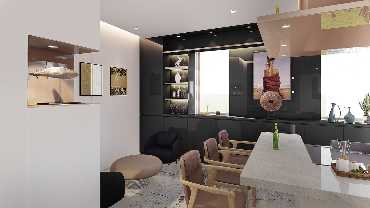 植物时尚酒店餐厅（图ZMTMxMjU0MjA4） - 家装设计 - 站酷设计师Lexizhu原创素材 - 站酷ZCOOL