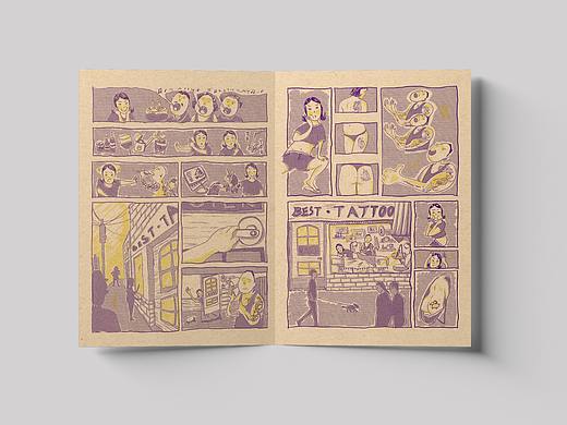 独角兽纹身 漫画 UNICORN TATTOO BY ANGELA LUSH