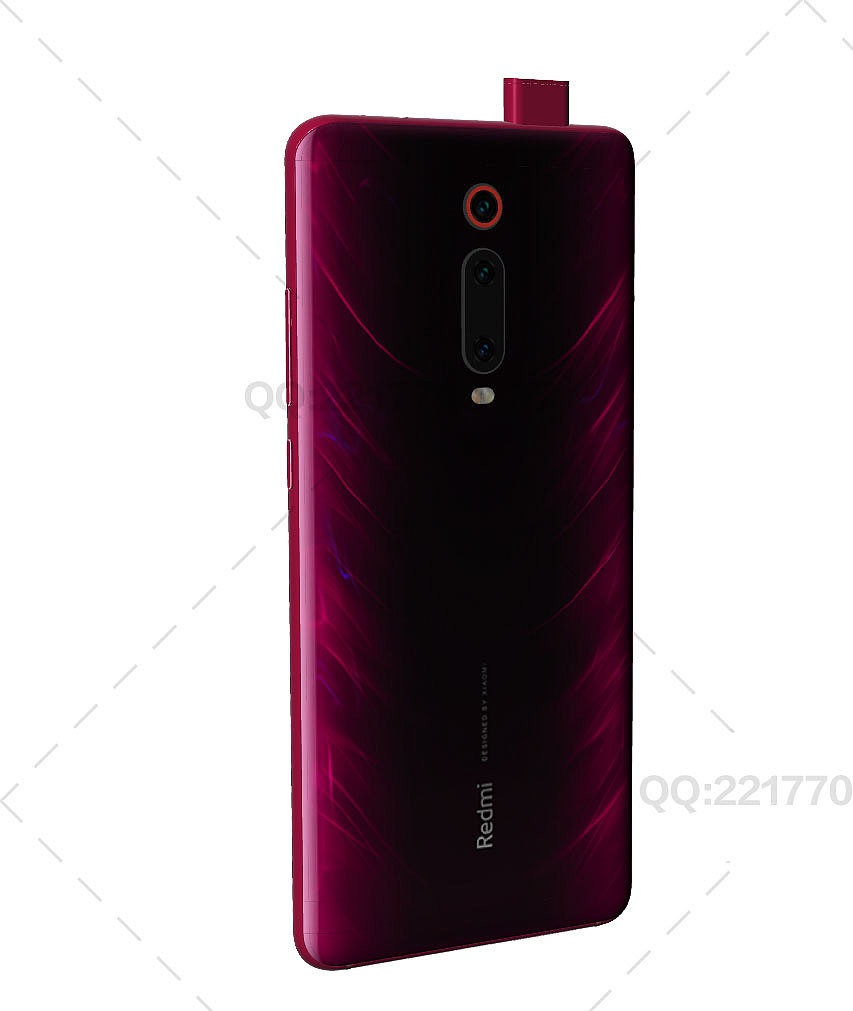 红米K20手机精细犀牛模型
