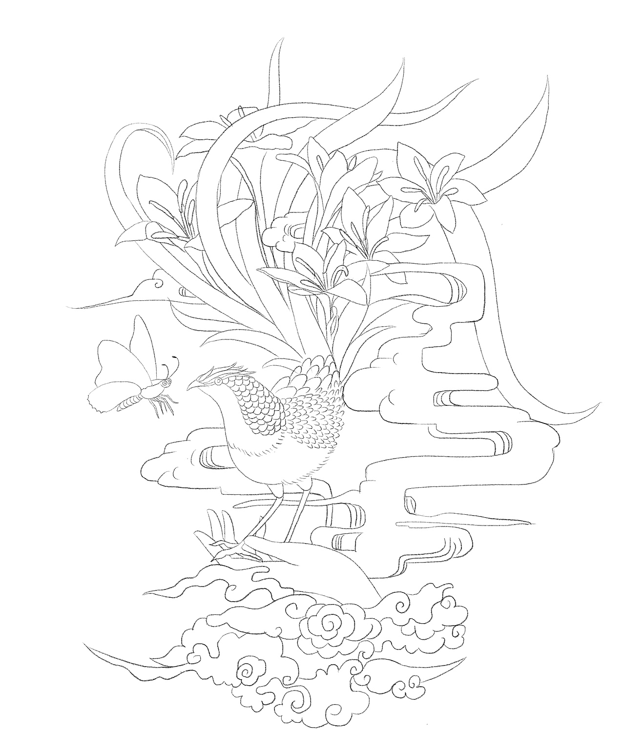 鸟语花香（图ZMjAxMDYwMjMy） - 商业插画 - 站酷设计师半山屿原创素材 - 站酷ZCOOL
