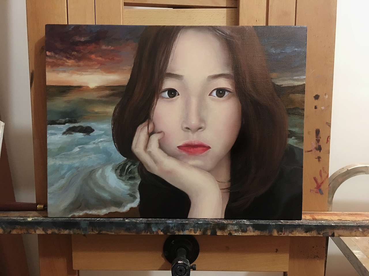 油画肖像定制（图ZMTgxNjcwMjg0） - 绘画 - 站酷设计师西安十方彩绘雕塑原创素材 - 站酷ZCOOL