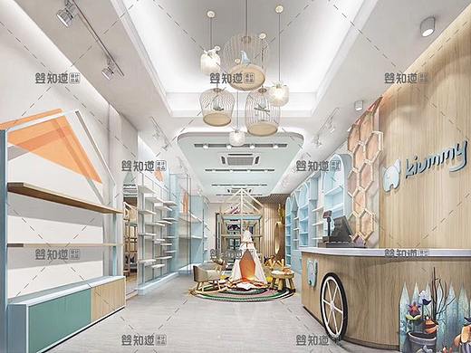深圳母婴店设计|深圳母婴店铺装修效果图【Kiummy】