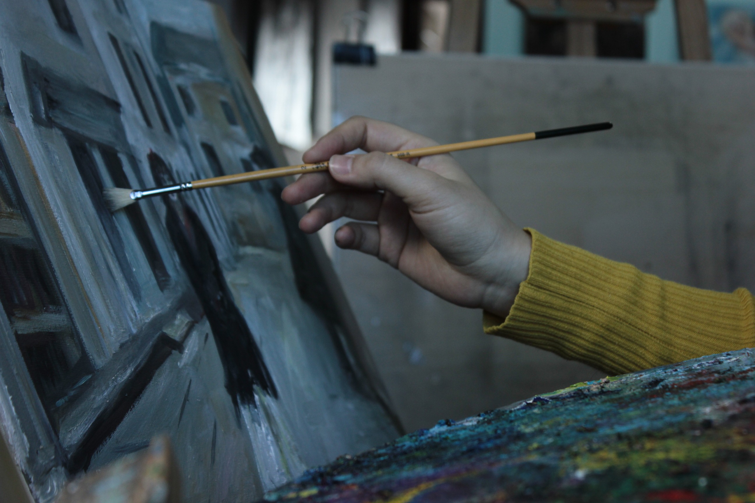 画室的女孩 啪啪啪|摄影|人像|白露袁子 - 原创作品 - 站酷 (zcool)