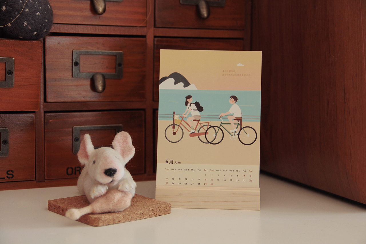 2019“柔软的你”原创插画日历