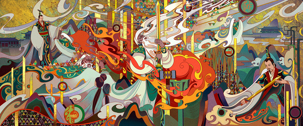 《湛卢神剑》（图ZMjY3NDE3NzY0） - 商业插画 - 站酷设计师叶智成原创素材 - 站酷ZCOOL