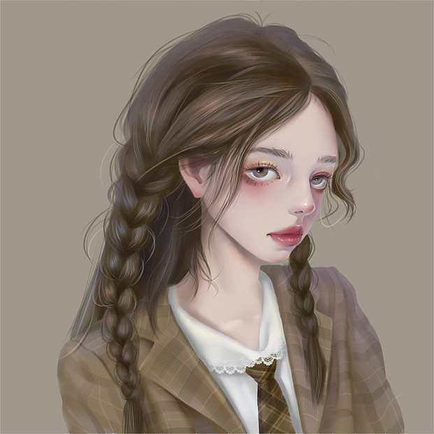 治愈少女（图ZMzI2MDU2MzU2） - 单幅漫画 - 站酷设计师Z238223595原创素材 - 站酷ZCOOL