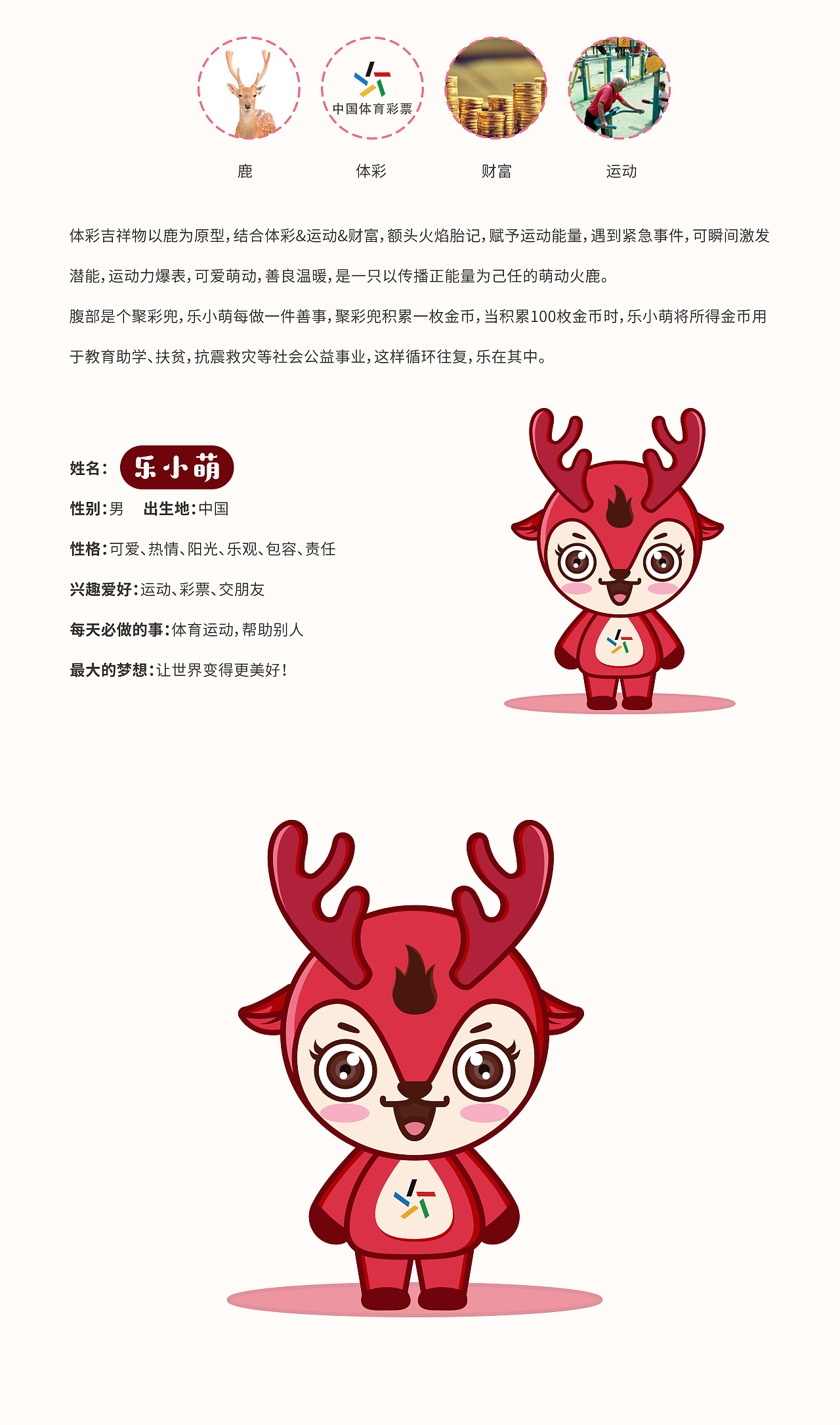 公益体彩·乐善人生吉祥物设计乐小萌（图ZMjA5MzE3Mjky） - IP形象 - 站酷设计师翎动一生原创素材 - 站酷ZCOOL
