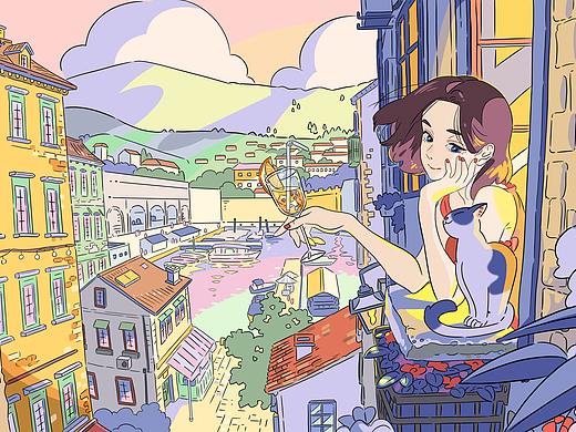 女生插画小合集01