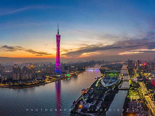 航拍广州